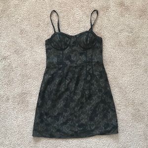 AE Black Lace Bustier Mini Dress - Size 4